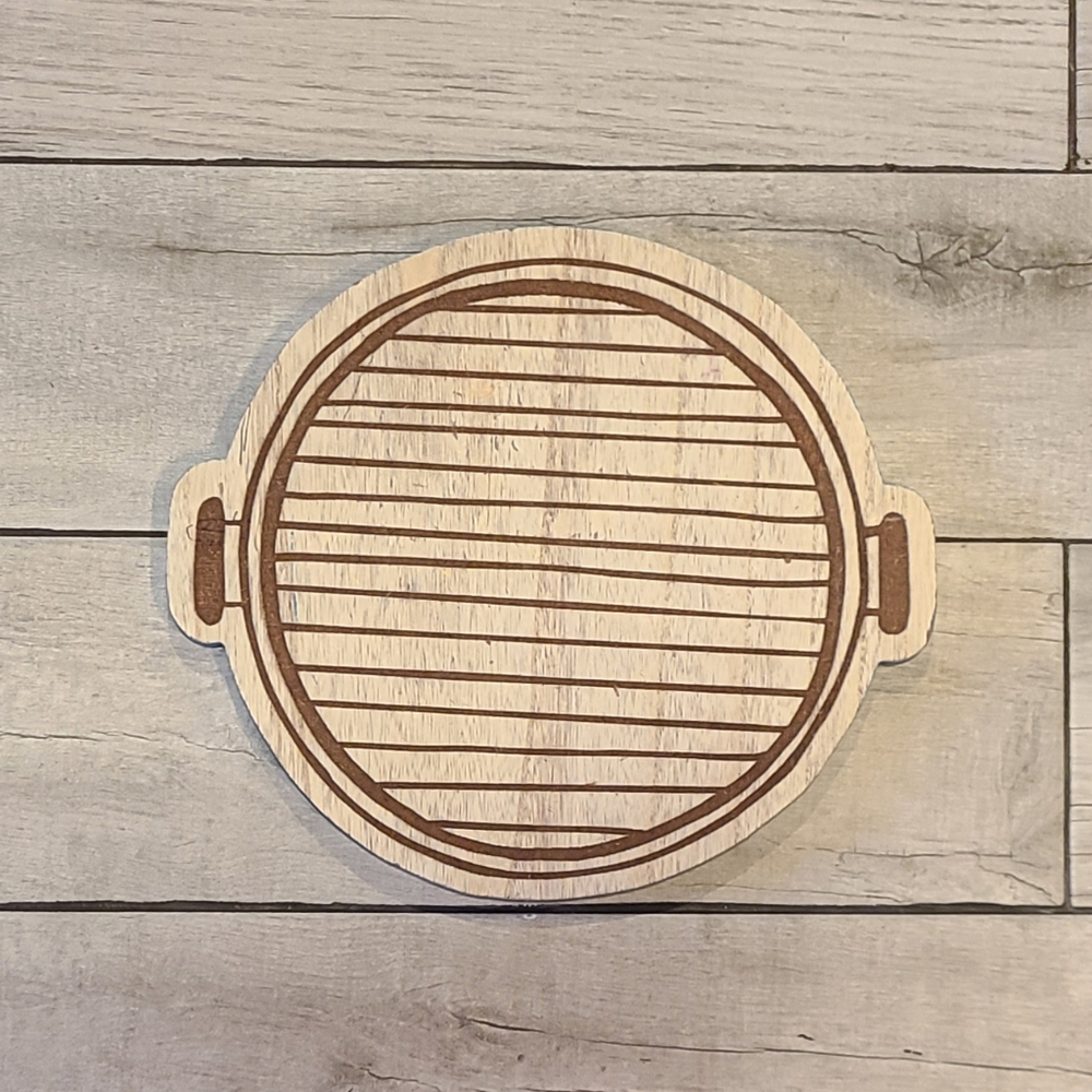 🍁 Grill decorative wooden cutting board🪅